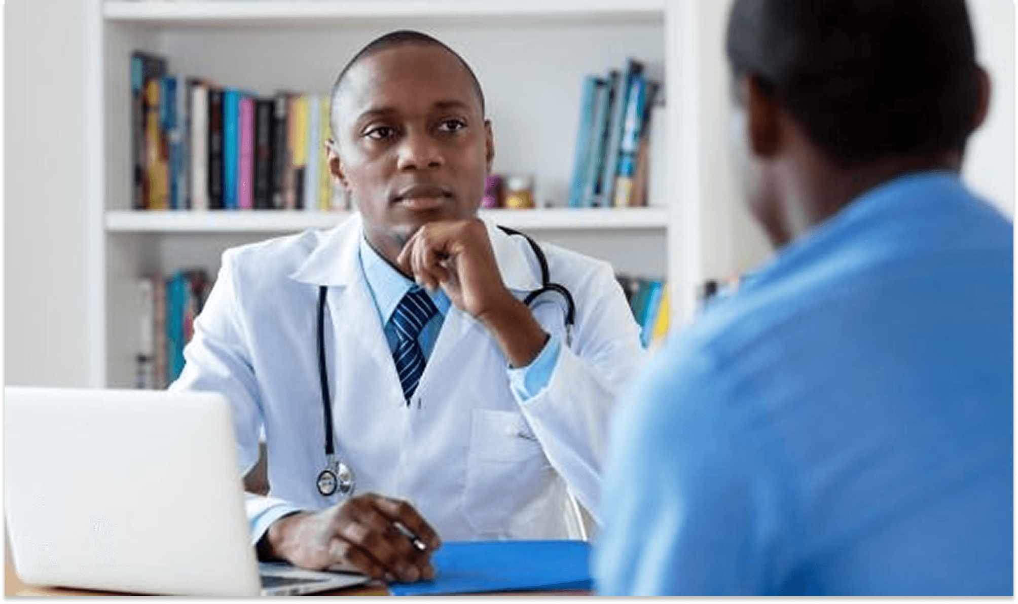 Doctor consulting with a patient